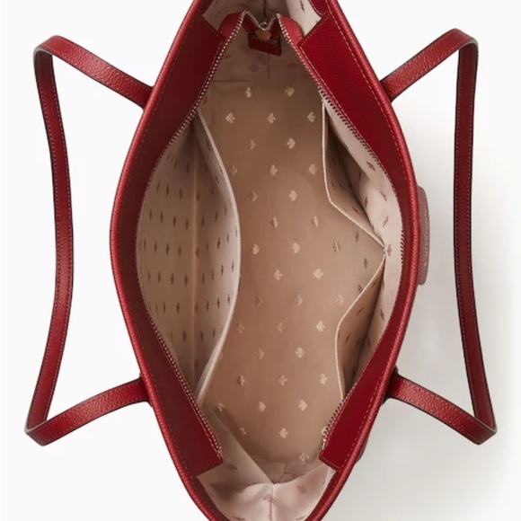 Kate Spade Lori Tote in Red Currant - Picture 4 of 4